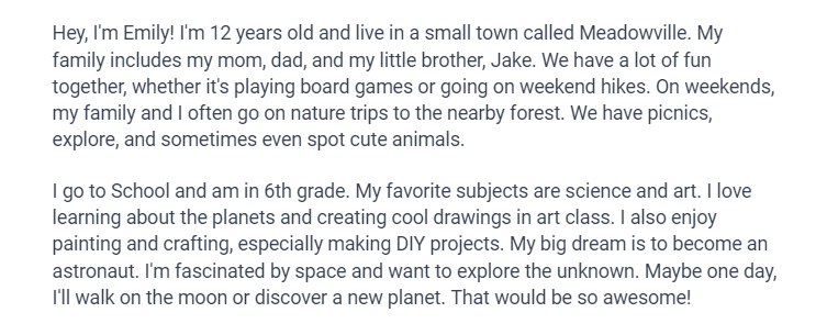 Розповідь англійською