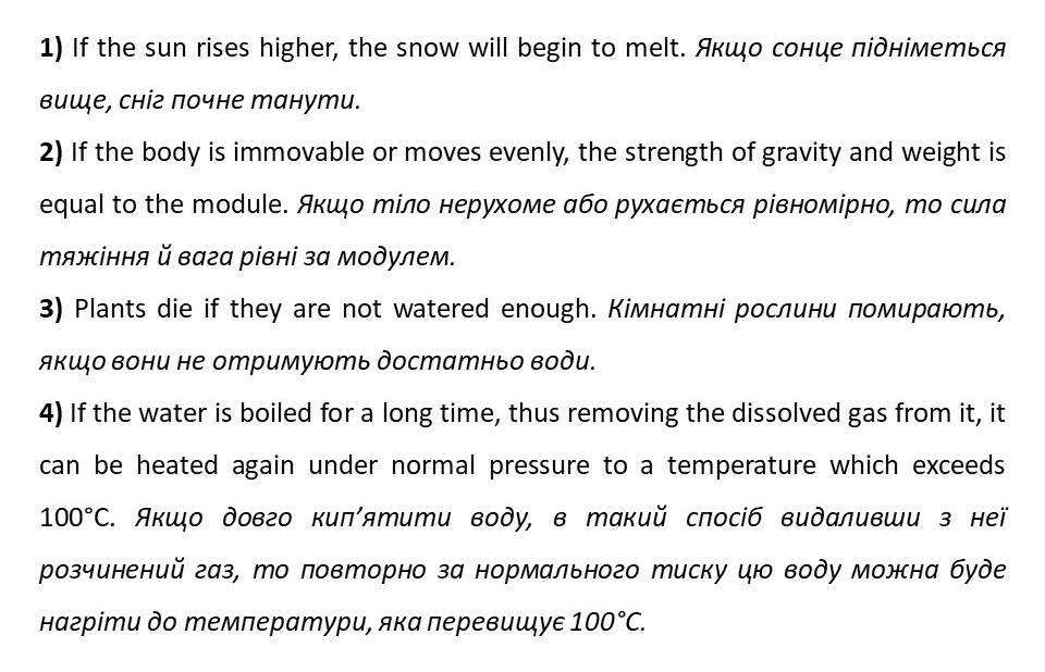 Zero Conditional в английском